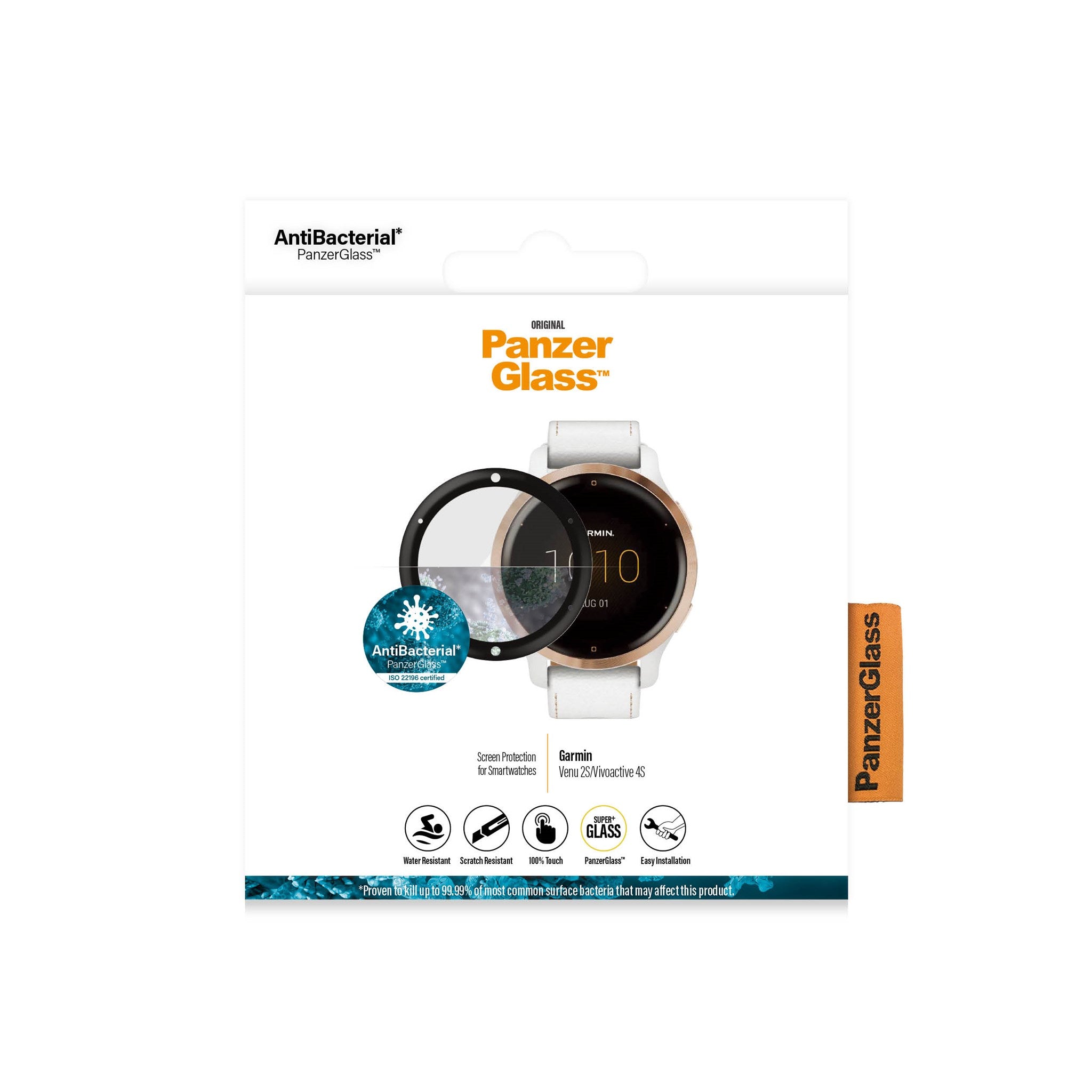 PanzerGlass® Garmin Venu 2S | Vivoactive 4s | Displayschutz Glass